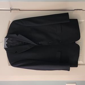Alfani Wool Suit Jacket Sport Coat Blazer Black Size Large